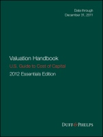 Valuation Handbook – U.S. Guide to Cost of Capital - ISBN 9781119398370