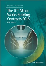 The JCT Minor Works Building Contracts 2016 - ISBN 9781119415541