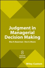 Judgment in Managerial Decision Making - ISBN 9781119427384