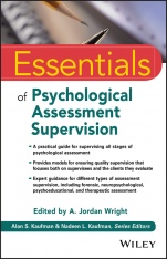 Essentials of Psychological Assessment Supervision - ISBN 9781119433040