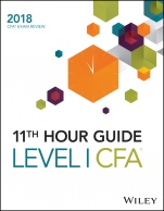 Wiley 11th Hour Guide for 2018 Level I CFA Exam - ISBN 9781119435235