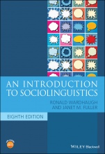 An Introduction to Sociolinguistics - ISBN 9781119473428