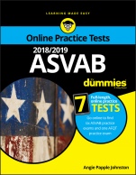 2018/2019 ASVAB For Dummies with Online Practice - ISBN 9781119476245