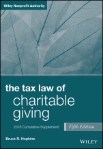The Tax Law of Charitable Giving, 2018 Cumulative Supplement - ISBN 9781119486558