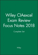 Wiley CIAexcel Exam Review Focus Notes 2018 Complete Set - ISBN 9781119487340