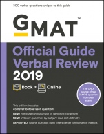 GMAT Official Guide Verbal Review 2019: Book + Online - ISBN 9781119507703
