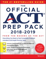 The Official ACT Prep Pack with 6 Full Practice Tests (4 in Official ACT Prep Guide + 2 Online) - ISBN 9781119508106