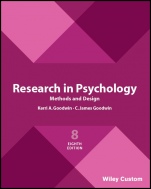 Research in Psychology Methods and Design 8e - ISBN 9781119510239