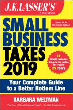 J.K. Lassers Small Business Taxes 2019: Your Complete Guide to a Better Bottom Line - ISBN 9781119511540