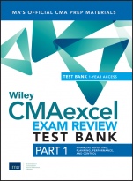 Wiley CMAexcel Learning System Exam Review 2019, Part 1: Financial Planning, Performance and Control Set (1–year access) - ISBN 9781119519850