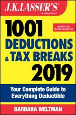 J.K. Lassers 1001 Deductions and Tax Breaks 2019: Your Complete Guide to Everything Deductible - ISBN 9781119521587