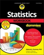 Statistics Workbook For Dummies with Online Practice - ISBN 9781119547518