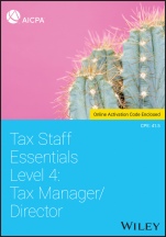 Tax Staff Essentials, Level 4: Tax Manager/Director - ISBN 9781119556138