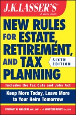 JK Lassers New Rules for Estate, Retirement, and Tax Planning - ISBN 9781119559139