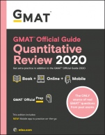 GMAT Official Guide 2020 Quantitative Review: Book + Online Question Bank - ISBN 9781119576082