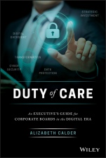 Duty of Care: An Executives Guide for Corporate Boards in the Digital Era - ISBN 9781119578154
