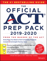 The Official ACT Prep Pack 2019–2020 with 7 Full Practice Tests: (5 in Official ACT Prep Guide + 2 Online) - ISBN 9781119580522