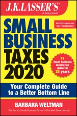J.K. Lassers Small Business Taxes 2020: Your Complete Guide to a Better Bottom Line - ISBN 9781119595175
