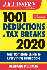 J.K. Lassers 1001 Deductions and Tax Breaks 2020: Your Complete Guide to Everything Deductible - ISBN 9781119610694
