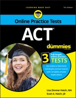 ACT For Dummies: Book + 3 Practice Tests Online + Flashcards - ISBN 9781119612643