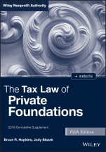 The Tax Law of Private Foundations: 2019 Cumulative Supplement + website - ISBN 9781119614241