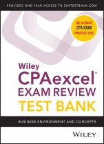 Wiley CPAexcel Exam Review 2020 Test Bank: Business Environment and Concepts (1–year access) - ISBN 9781119629665
