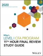 Wileys Level I CFA Program 11th Hour Final Review Study Guide 2020 - ISBN 9781119631057