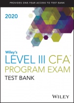 Wileys Level III CFA Program Study Guide + Test Bank 2020 - ISBN 9781119662327