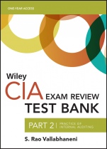 Wiley CIA Test Bank 2020: Part 2, Practice of Internal Auditing (1–year access) - ISBN 9781119666790