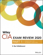 Wiley CIA Exam Review 2020, Part 1: Essentials of Internal Auditing - ISBN 9781119666875