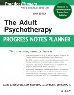 The Adult Psychotherapy Progress Notes Planner - ISBN 9781119691181