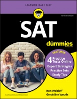 SAT For Dummies: Book + 4 Practice Tests Online - ISBN 9781119716242