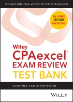 Wiley CPAexcel Exam Review 2021 Test Bank: Auditing and Attestation (1–year access) - ISBN 9781119753148
