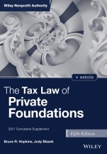 The Tax Law of Private Foundations, 2021 Cumulative Supplement - ISBN 9781119804338