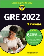 GRE 2022 For Dummies with Online Practice - ISBN 9781119811497