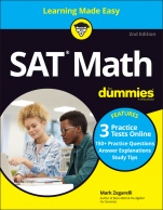 SAT Math For Dummies with Online Practice - ISBN 9781119828365