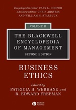 The Blackwell Encyclopedia of Management: Business Ethics - ISBN 9781405100137