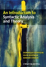 An Introduction to Syntactic Analysis and Theory - ISBN 9781405100175