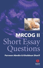 MRCOG II Short Essay Questions - ISBN 9781405100205