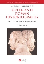 A Companion to Greek and Roman Historiography - ISBN 9781405102162