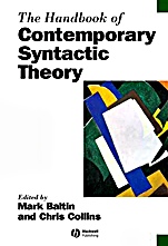 The Handbook of Contemporary Syntactic Theory - ISBN 9781405102537