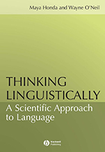 Thinking Linguistically: A Scientific Approach to Language - ISBN 9781405108324