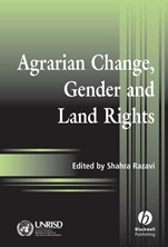 Agrarian Change, Gender and Land Rights - ISBN 9781405110761