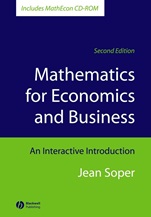 Mathematics for Economics and Business: An Interactive Introduction - ISBN 9781405111270