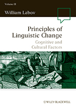 Principles of Linguistic Change, Volume 3: Cognitive and Cultural Factors - ISBN 9781405112147
