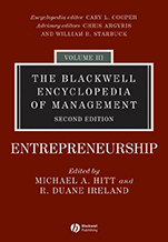 The Blackwell Encyclopedia of Management: Entrepreneurship - ISBN 9781405116503