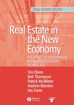 Real Estate and the New Economy: The Impact of Information and Communications Technology - ISBN 9781405117784