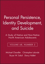 Personal Persistence, Identity Development, and Suicide: A Study of Native and Non–Native North American Adolescents - ISBN 9781405118798