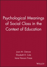 Psychological Meanings of Social Class in the Context of Education - ISBN 9781405118842