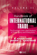 Handbook of International Trade: Economic and Legal Analyses of Trade Policy and Institutions - ISBN 9781405120623